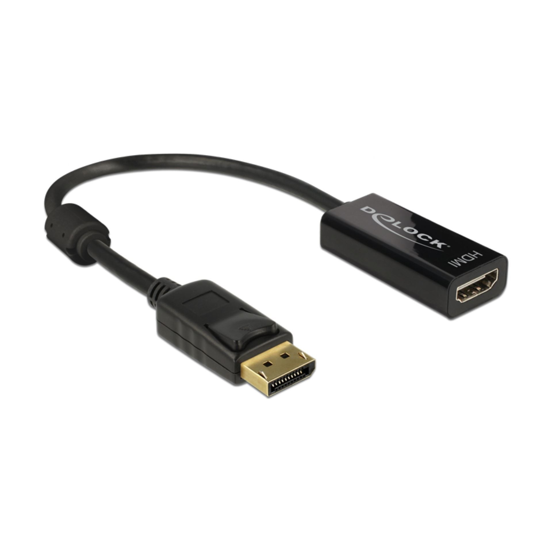 DisplayPort - HDMI adapter pasivni 4K 30Hz 20cm Delock