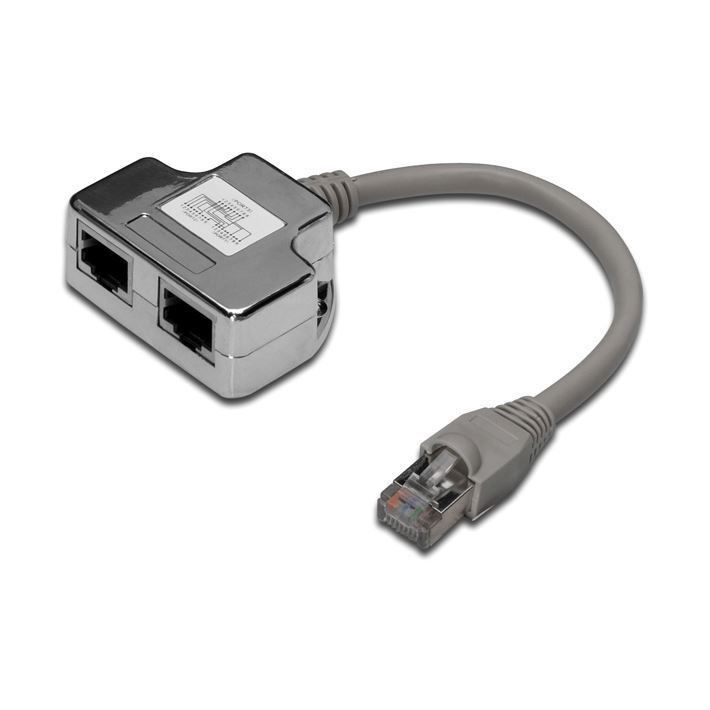 RJ45 adapter 2xRJ45Ž-1xRJ45M Digitus