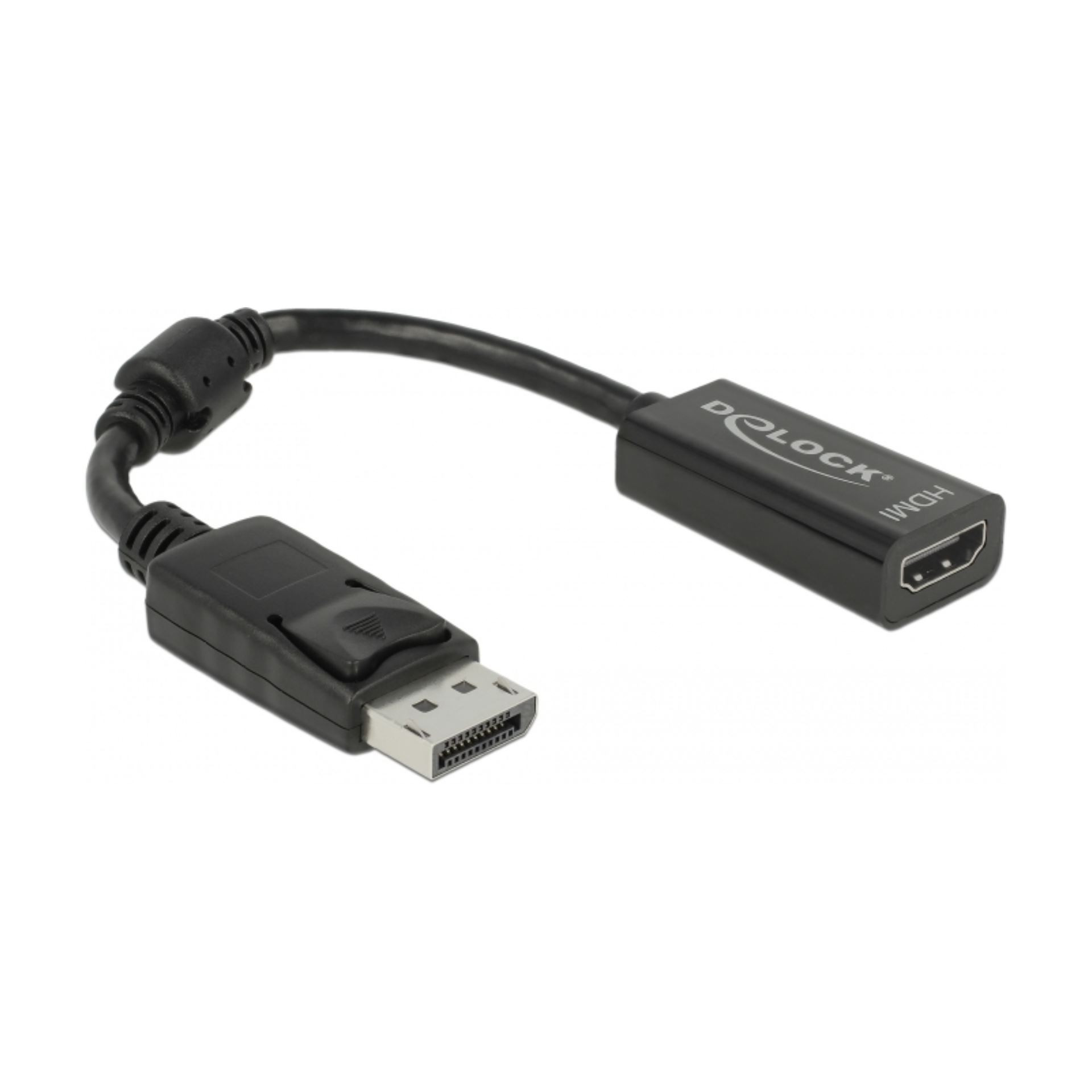 DisplayPort - HDMI adapter s ferito 12cm Delock