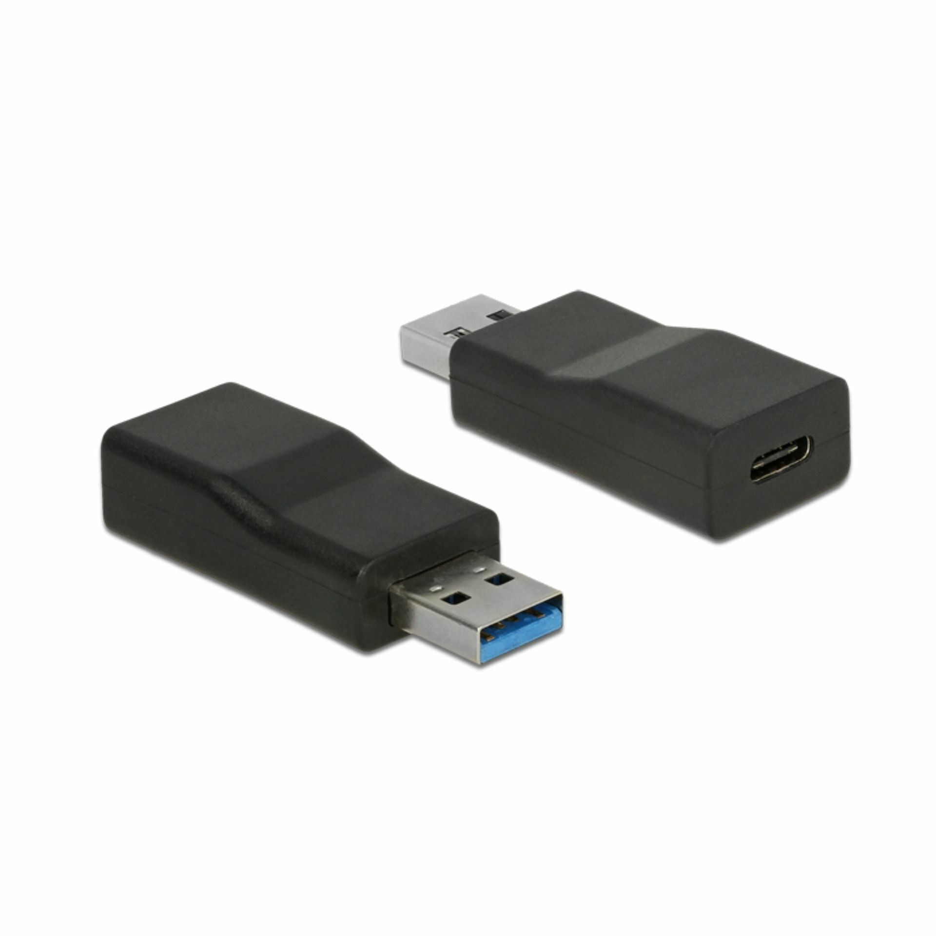 Adapter USB-A M 3.1 Gen 2 – USB 3.1 Tip-C Ž Gen 2 Aktivni  TI Delock
