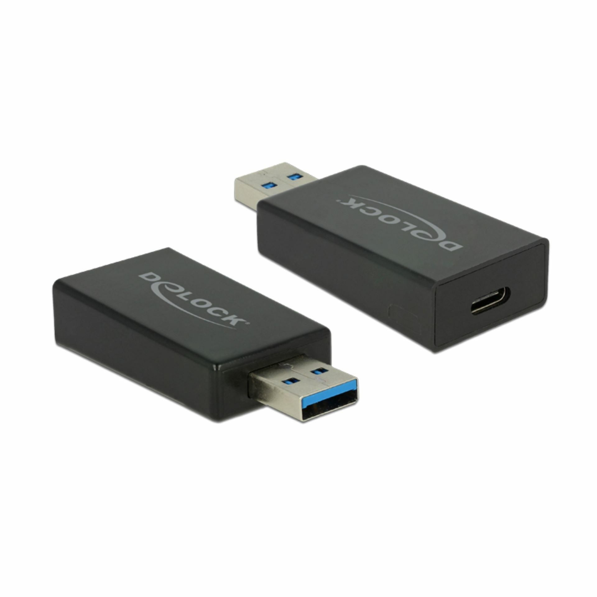 Adapter USB-A M 3.1 Gen 2 – USB 3.1 Tip-C Ž Gen 2 Aktivni  ET Delock