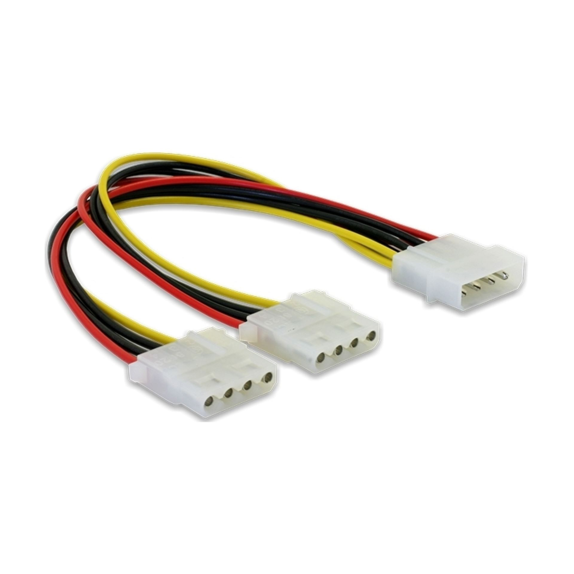 Adapter DC 1x Molex M - 2x Molex Ž napajalni Delock