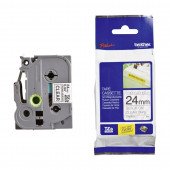 BROTHER trak TZe S151 prozoren/črn 24mm