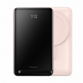 Baseus prenosna baterija 10.000mAh 20W PowerBank magsafe roza PPCX000004