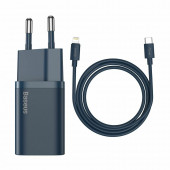 Baseus polnilec s kablom 20W TipC/ Lightning moder QC Super Si TZCCSUP-B03