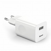 Baseus polnilec 24W USB TipA QC bel CCALL-BX02