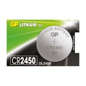 Baterija gumb litijeva CR2450 3V GP