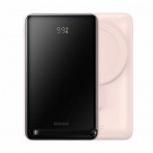 Baseus prenosna baterija 10.000mAh 20W PowerBank magsafe roza PPCX000004