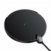 Baseus polnilec brezžični 15W QC črn CCED000001