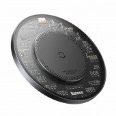 Baseus polnilec brezžični 15W QI transparent CCJJ050001