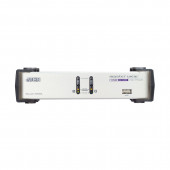 KVM stikalo  2:1 namizni VGA/USB/AVDIO + množilnik + USB hub CS1742 Aten