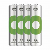 GP polnilna baterija AA-2600 mAh Ni-Mh 4 kom