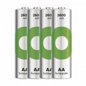 GP polnilna baterija AA-2600 mAh Ni-Mh 4 kom