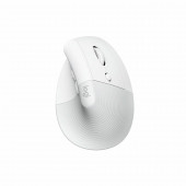 Logitech miška vertikalna Lift brezžična bela 910-006475