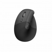 Logitech miška vertikalna Lift LEFT brezžična grafitna 910-006474