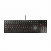 Cherry tipkovnica KC 6000 Slim črna USB UK SLO gravura JK-1600GB-2