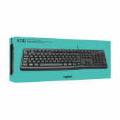 Tipkovnica Logitech K120 USB, SLO, retail
