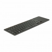 Delock tipkovnica brezžična Touchpad DE razporeditev tipk črna 12454