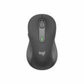 Logitech miška M650 Signature velikost M brezžična Bluetooth grafitna 910-006253