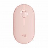 Logitech miška M350S Pebble 2 brezžična Bluetooth roza 910-007014