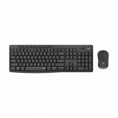 Logitech tipkovnica & miška MK295 SLO Silent brezžična grafitna 920-009809