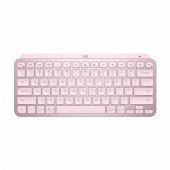 Logitech tipkovnica MX Keys Mini SLO brezžična osvetljena roza 920-010500