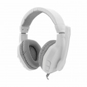 Slušalke + mikrofon WHITE SHARK GHS-1641 PANTHER belo/srebrne