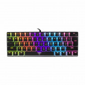 WHITE SHARK tipkovnica USB črno/modra mehanska stikala US GK-2202 ASHIKO-B