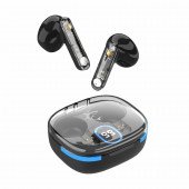 WHITE SHARK slušalke HYPERBEAT črne bluetooth z mikrofonom GEB-TWS37