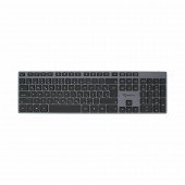 SBOX tipkovnica brezžična metalna siva SLO WK-131