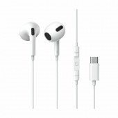 Baseus slušalke+mikrofon Encok C17 bele z USB-C NGCR010002