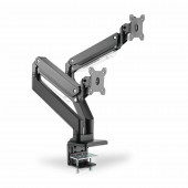 Digitus namizni nosilec za 2x monitor črn DA-90427