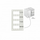 EFB optična montažna plošča 12x SC/LC za DIN Rail ohišje 53705.4V2B