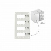 EFB optična montažna plošča 12x SC/LC za DIN Rail ohišje 53705.4V2B