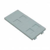 SIMC modul za 4xRJ45 vtičnice bel