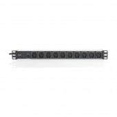 Digitus razdelilec rack 10xEuro C13 ALU UPS črno/siv DN-95404