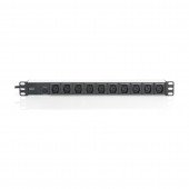 Digitus razdelilec rack 10xEuro C13 ALU UPS črno/siv DN-95404