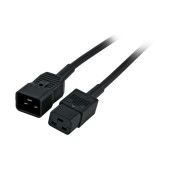 EFB napajalni kabel 220V podaljšek 1,8m C19-C20 črn
