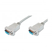Digitus null modem kabel DB9Ž-DB9Ž 3m