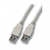 Kabel USB A-A   0,5m EFB siv