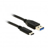 Kabel USB 3.1 A-C  0,5m črn Delock