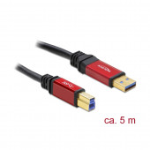 Kabel USB 3.0 A-B 5m Premium Delock