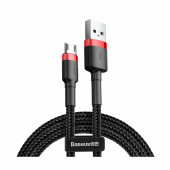 Baseus kabel USB A-B mikro 1m 2.4A Cafule rdeč/črn CAMKLF-B91
