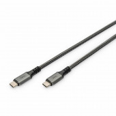 Digitus kabel USB 4.0 C-C 8K 60Hz 100W 1m črn DB-300443-010-S