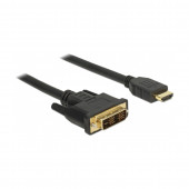 HDMI-DVI-D 18+1 kabel  1,5m Delock