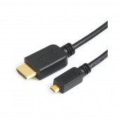HDMI-HDMI-D Mikro kabel 2m SBOX črn