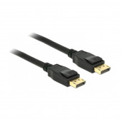 DisplayPort kabel 1m 4K 60Hz Delock črn
