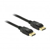 DisplayPort kabel 3m 4K 60Hz Delock črn