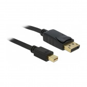 DisplayPort-DisplayPort mini 5m 4K 60Hz črn Delock