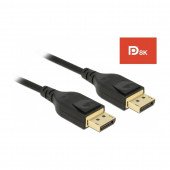 DisplayPort kabel 2m 8K 60Hz Delock črn